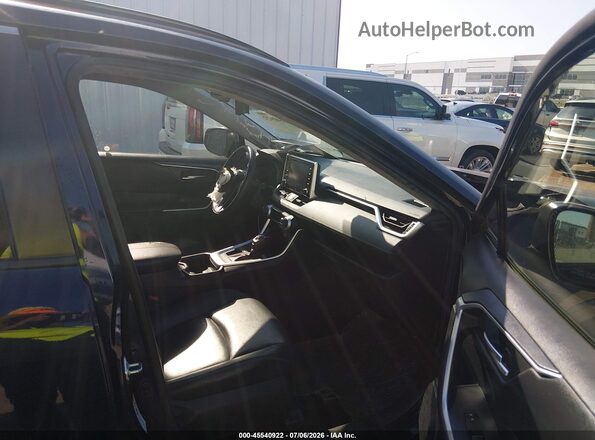 JTMC1RFV3KD004332 2019 TOYOTA RAV4 Dark Blue წინა სალონის ხედი