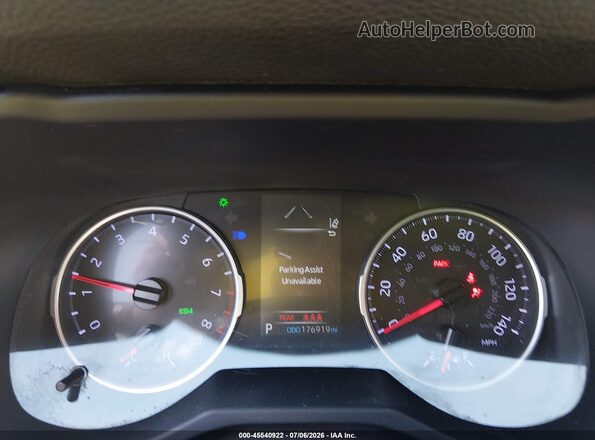 JTMC1RFV3KD004332 2019 TOYOTA RAV4 Dark Blue უკანა სავარძლების ხედი