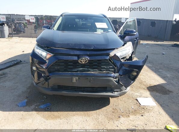 JTMC1RFV3KD004332 2019 TOYOTA RAV4 Dark Blue წინა ხედი