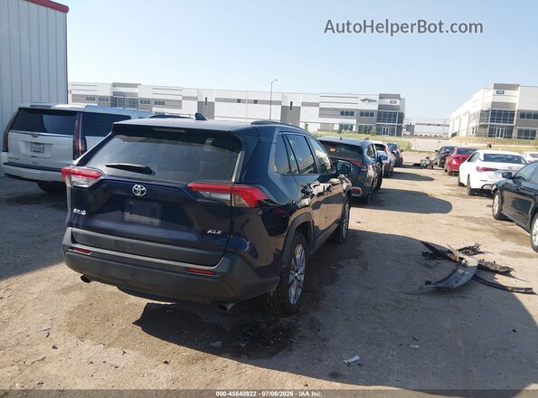 JTMC1RFV3KD004332 2019 TOYOTA RAV4 Dark Blue უკანა მარჯვენა