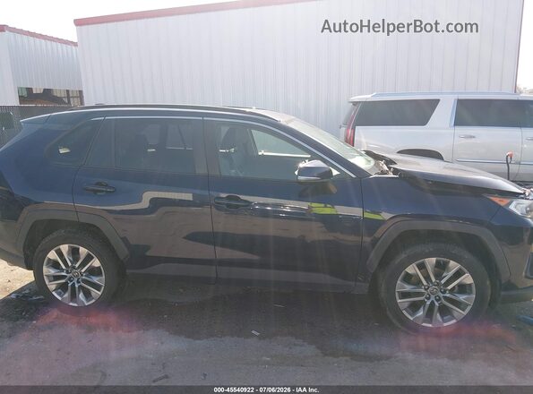 JTMC1RFV3KD004332 2019 TOYOTA RAV4 Dark Blue ხელსაწყოთა პანელის ხედი