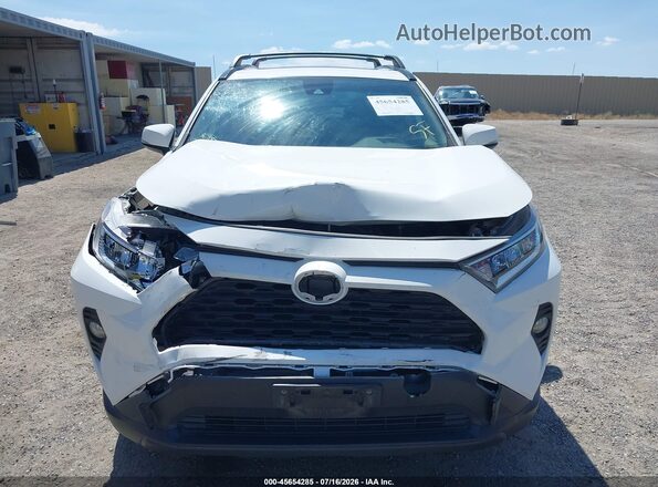 JTMC1RFV3LD517615 2020 TOYOTA RAV4 White Instrument cluster view