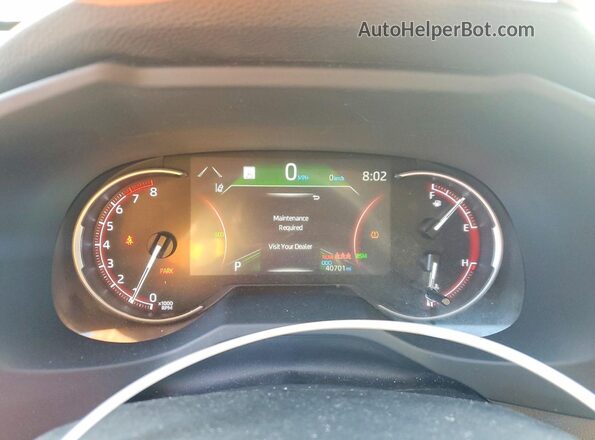 JTMC1RFV4PD099703 2023 TOYOTA RAV4 Gray Вид щитка приладів