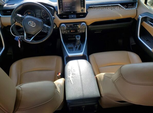 JTMC1RFV6KD021156 2019 TOYOTA RAV White Առջևի վահանակի տեսք