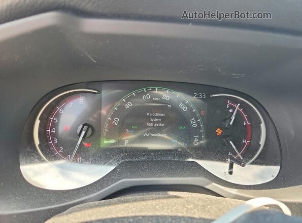 JTMC1RFV7PJ026780 2023 TOYOTA RAV4 Silver Вид щитка приладів