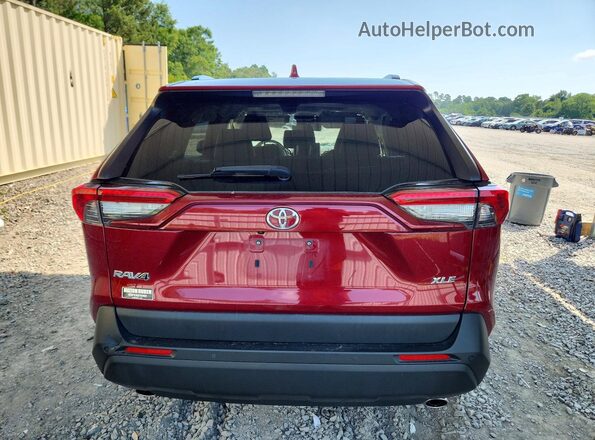JTMC1RFV8KD511873 2019 TOYOTA RAV4 Красный Вид сзади