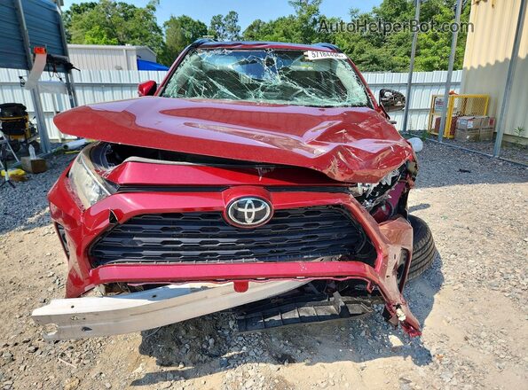 JTMC1RFV8KD511873 2019 TOYOTA RAV4 Красный Вид спереди