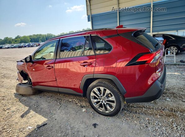 JTMC1RFV8KD511873 2019 TOYOTA RAV4 Красный Задняя левая четверть