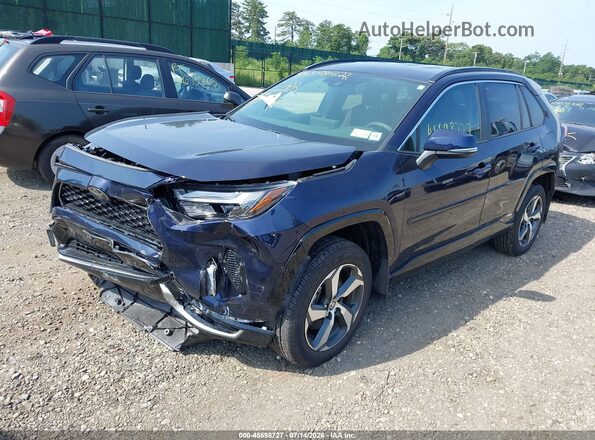 JTMCB3FV8SD256880 2025 TOYOTA RAV4 PLUG-IN HYBRID Blue Առջևի ձախ երեք քառորդ տեսարան