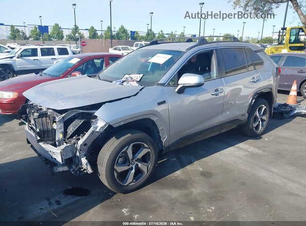 JTMCB3FVXRD192612 2024 TOYOTA RAV4 PRIME Silver წინა მარცხენა ხედი სამი მეოთხედიდან