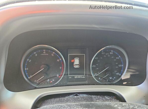 JTMDFREV1JJ735025 2018 TOYOTA RAV4 Gray Vista del cuadro de instrumentos