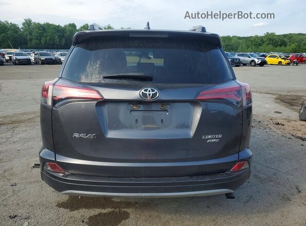 JTMDFREV2JJ748821 2018 TOYOTA RAV4 Gray Вид ззаду