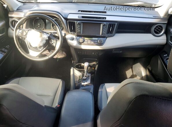 JTMDFREV2JJ748821 2018 TOYOTA RAV4 Gray Вид панелі приладів