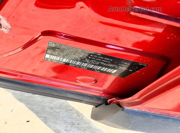 JTMDFREV5GJ061311 2016 TOYOTA RAV4 Красный Вид подкапотного пространства