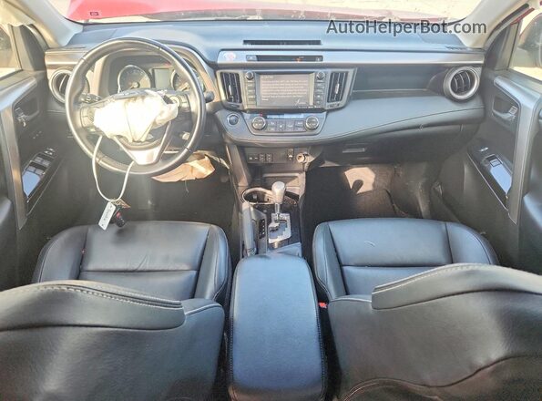 JTMDFREV5GJ061311 2016 TOYOTA RAV4 Красный Вид панели приборов