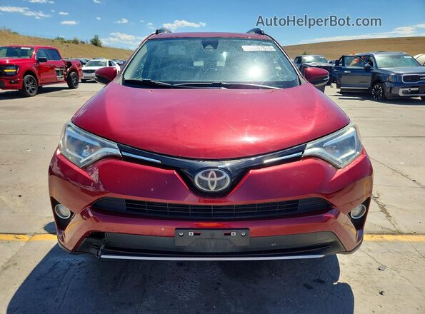 JTMDFREV7JD239189 2018 TOYOTA RAV4 Burgundy Widok z przodu