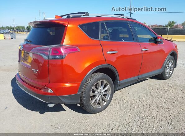 JTMDFREV9GJ073803 2016 TOYOTA RAV4 Orange Tył prawy