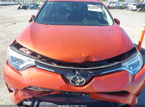 JTMDFREV9GJ073803 2016 TOYOTA RAV4 Orange Widok zestawu wskaźników