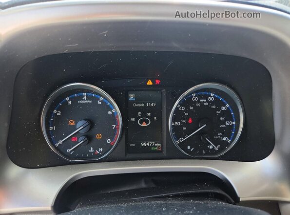 JTMDFREVXHJ153984 2017 TOYOTA RAV4 Gray Вид щитка приладів