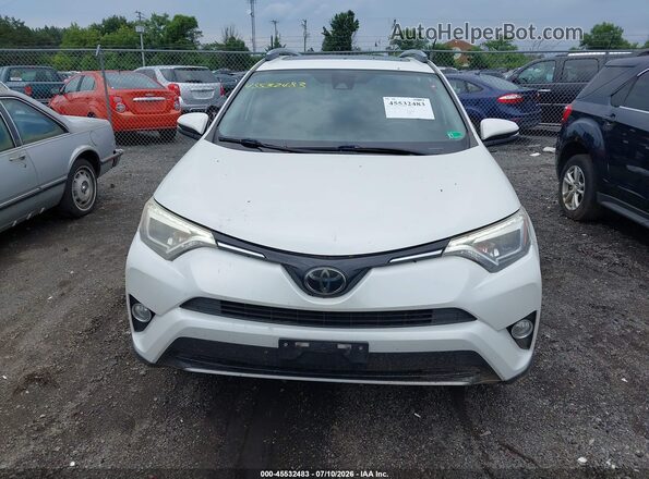 JTMDFREVXJD230406 2018 TOYOTA RAV4 White Widok zestawu wskaźników