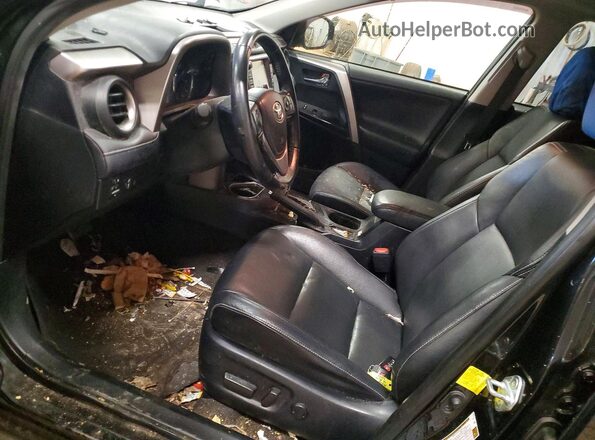 JTMDJREV0GD002065 2016 TOYOTA RAV4 Black წინა სალონის ხედი