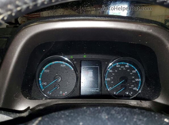 JTMDJREV0GD002065 2016 TOYOTA RAV4 Black ხელსაწყოთა პანელის ხედი