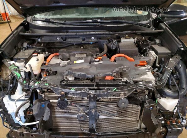 JTMDJREV0GD002065 2016 TOYOTA RAV4 Black ძრავის განყოფილების ხედი