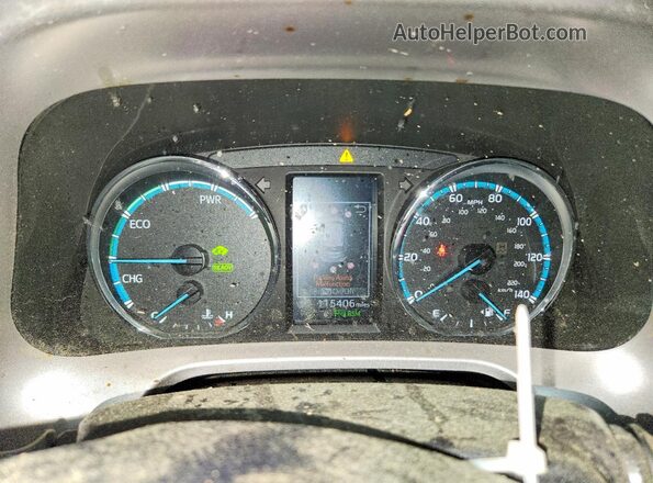 JTMDJREV0GD022638 2016 TOYOTA RAV4 Silver Vista del cuadro de instrumentos