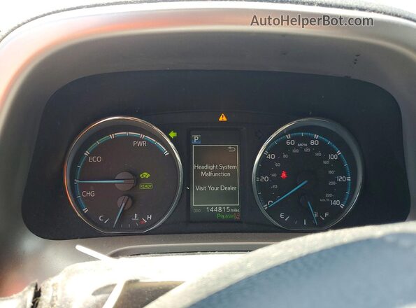 JTMDJREV0HD107903 2017 TOYOTA RAV4 Silver Instrument cluster view