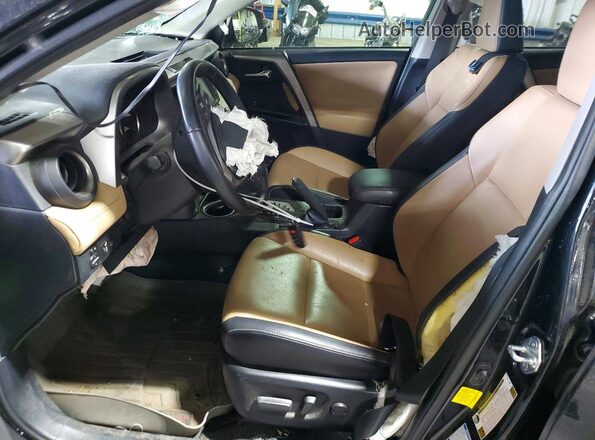JTMDJREV0JD185779 2018 TOYOTA RAV4 Black Front interior view