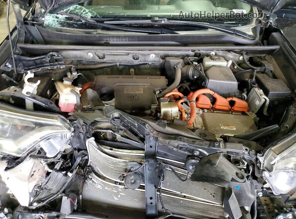 JTMDJREV0JD185779 2018 TOYOTA RAV4 Black Engine compartment view