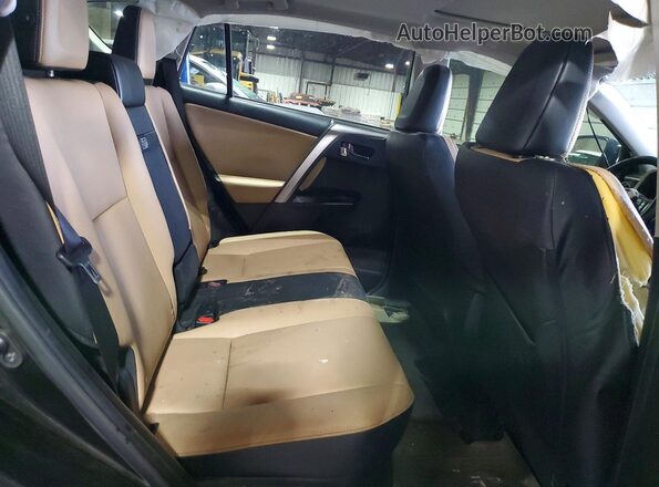 JTMDJREV0JD185779 2018 TOYOTA RAV4 Black Rear interior view