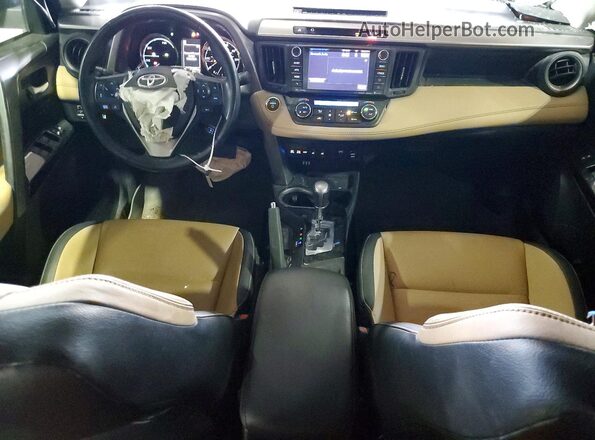 JTMDJREV0JD185779 2018 TOYOTA RAV4 Black Dashboard view