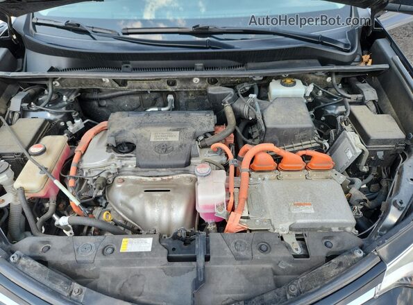 JTMDJREV1GD010563 2016 TOYOTA RAV4 Black Vista del compartimento del motor