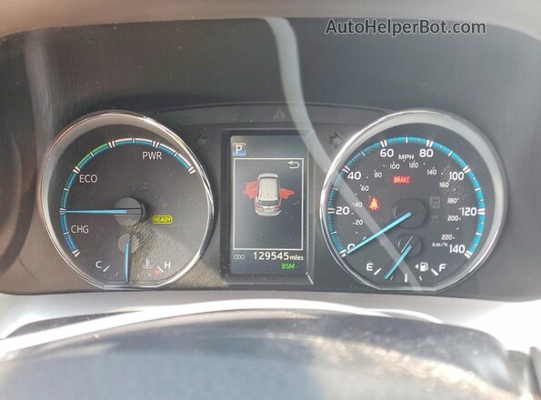 JTMDJREV1GD012863 2016 TOYOTA RAV4 Gray Instrument cluster view