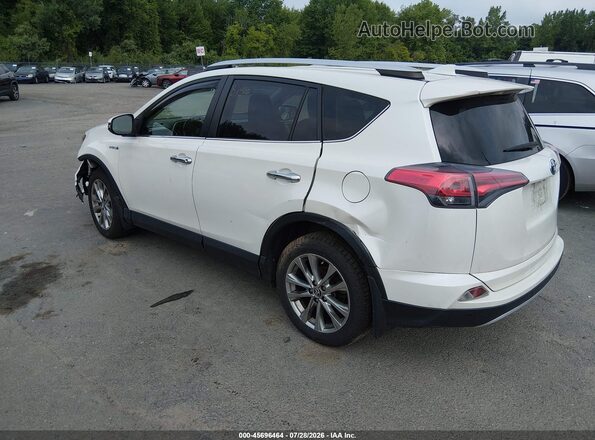 JTMDJREV2GD043703 2016 TOYOTA RAV4 HYBRID White Հետևի ձախ