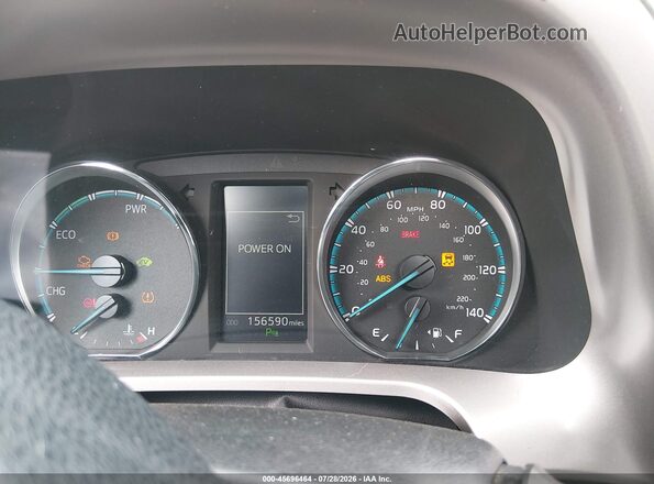 JTMDJREV2GD043703 2016 TOYOTA RAV4 HYBRID White Հետևի նստատեղերի տեսք