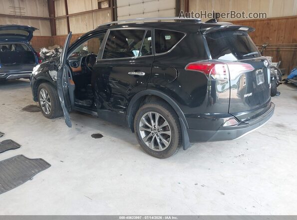JTMDJREV2HD144709 2017 TOYOTA RAV4 HYBRID Black Tył lewy