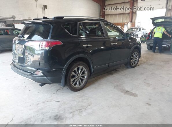 JTMDJREV2HD144709 2017 TOYOTA RAV4 HYBRID Black Tył prawy