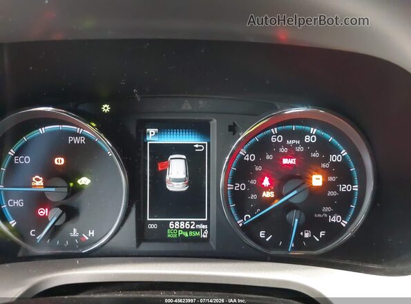 JTMDJREV2HD144709 2017 TOYOTA RAV4 HYBRID Black Widok tylnych siedzeń
