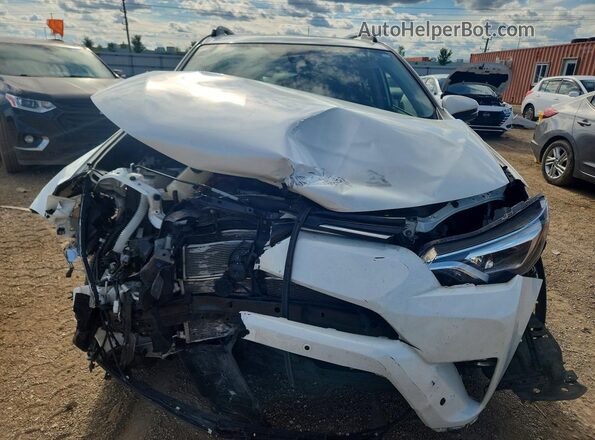 JTMDJREV2JD197268 2018 TOYOTA RAV4 White Widok z przodu