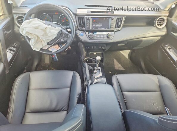 JTMDJREV2JD197268 2018 TOYOTA RAV4 White Widok deski rozdzielczej