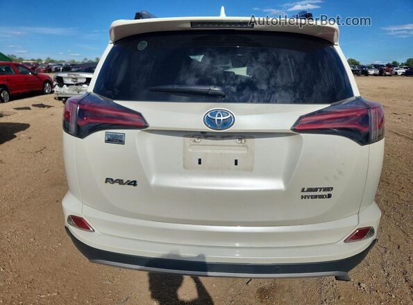 JTMDJREV2JD197268 2018 TOYOTA RAV4 White Widok z tyłu