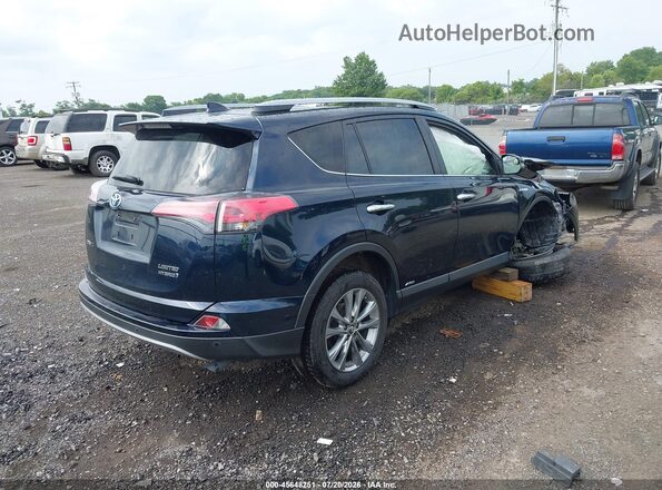 JTMDJREV2JD238028 2018 TOYOTA RAV4 HYBRID Blue Задня права чверть
