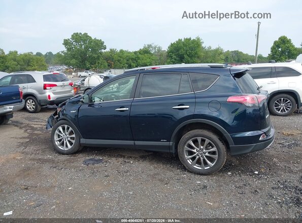 JTMDJREV2JD238028 2018 TOYOTA RAV4 HYBRID Blue Вид задньої частини салону