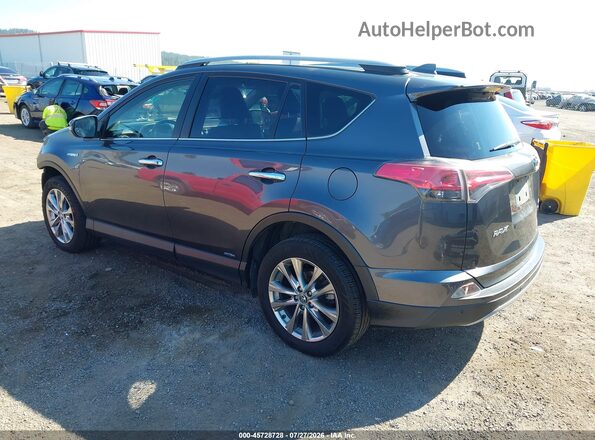 JTMDJREV3HD065632 2017 TOYOTA RAV4 HYBRID Gray Trasero izquierdo