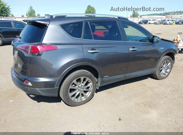 JTMDJREV3HD065632 2017 TOYOTA RAV4 HYBRID Gray Trasero derecho