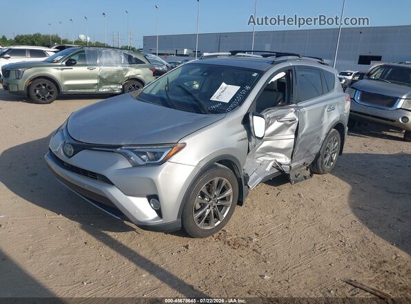 JTMDJREV3HD140944 2017 TOYOTA RAV4 HYBRID Silver Front left