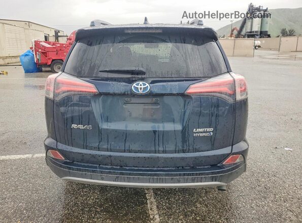 JTMDJREV3JD241133 2018 TOYOTA RAV4 Blue უკანა ხედი