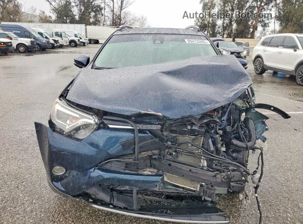 JTMDJREV3JD241133 2018 TOYOTA RAV4 Blue წინა ხედი